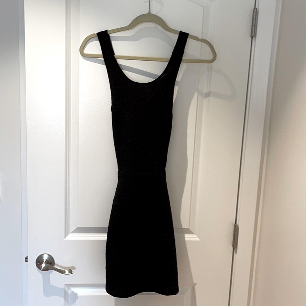Backless Black dress